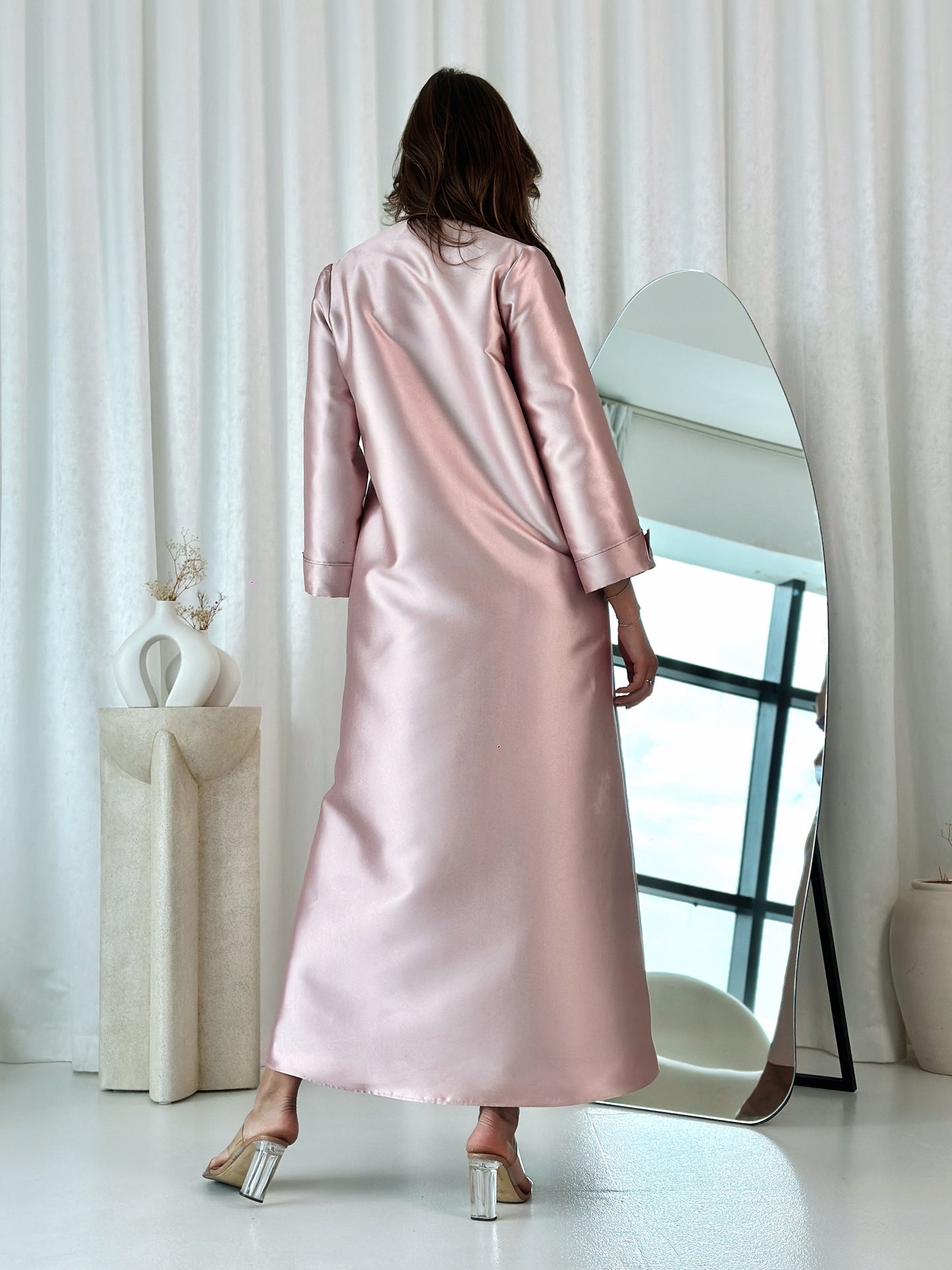 Powder Pink Abaya