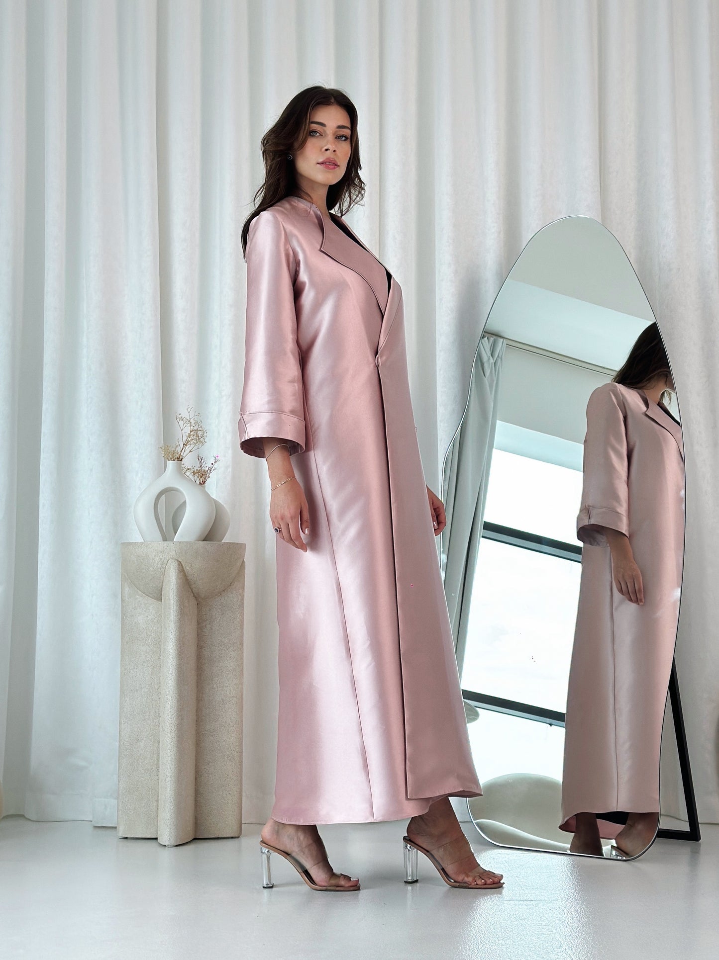 Powder Pink Abaya